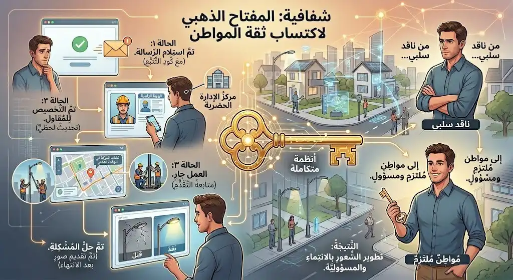 الشفافية في تتبع مشكلات الحي