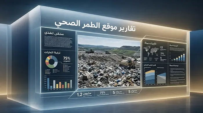 تقارير موقع الطمر الصحي